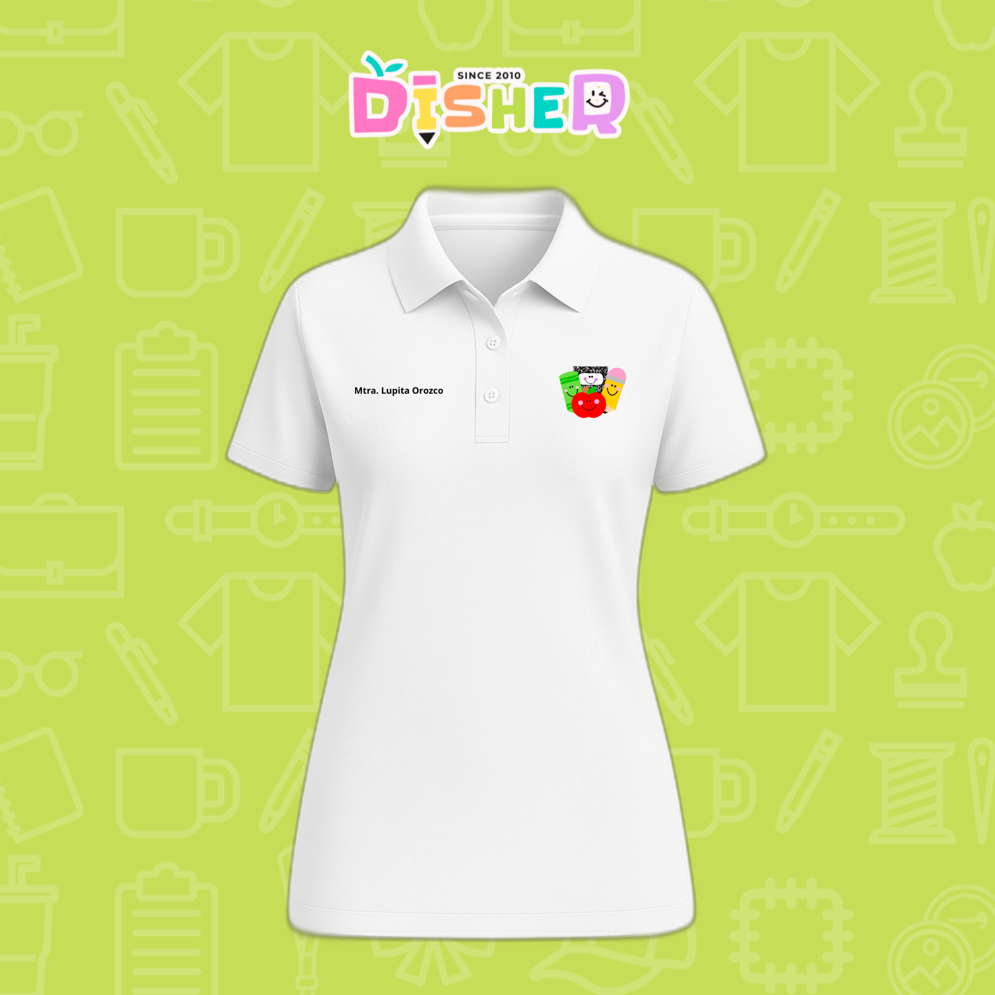 PBD-D-032: Polo Bordada Dry Fit Dama I Smile supplies