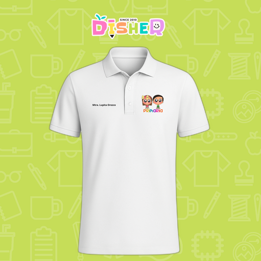 PBD-C-003: Polo Bordada Dry Fit Caballero I Starcitos primaria