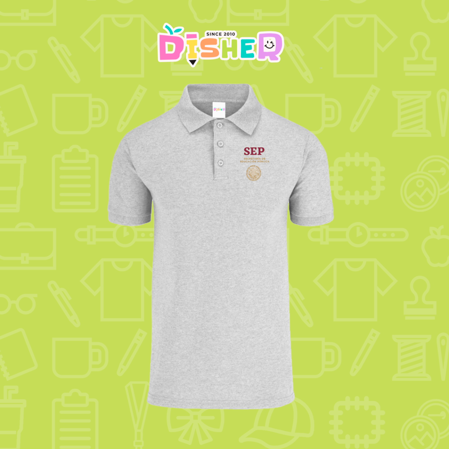 PBY-C-0095: Polo Bordada 50/50 Caballero I Sep