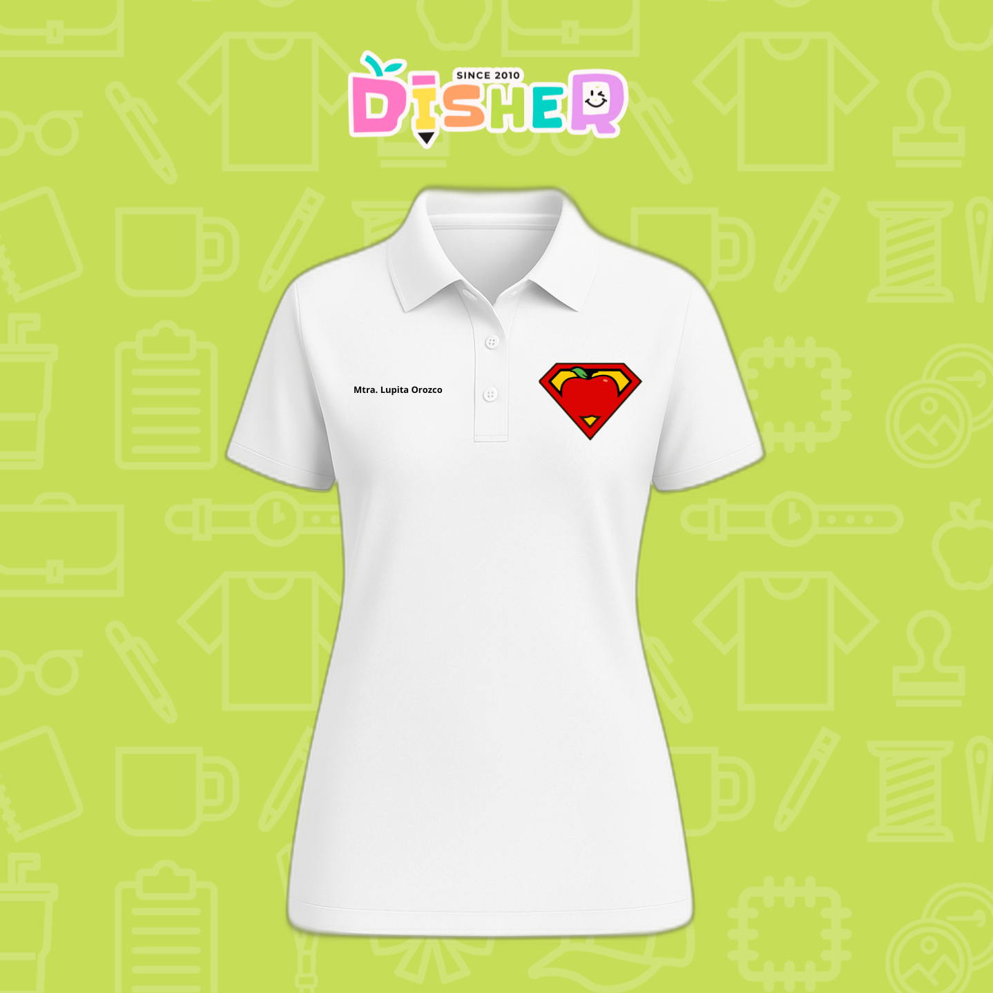 PBD-D-089: Polo Bordada Dry Fit Dama I Super Maestro