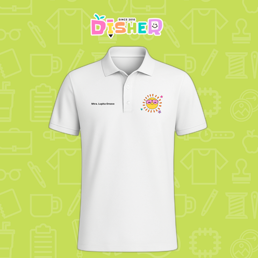 PBD-C-0051: Polo Bordada Dry Fit Caballero I Solecito