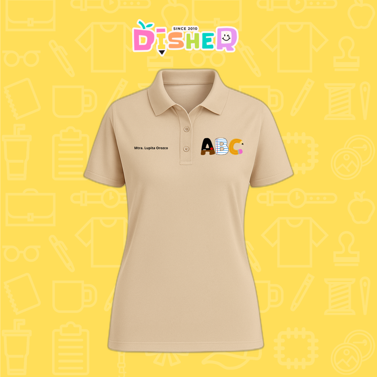 PBD-D-099: Polo Bordada Dry Fit Dama I Abc