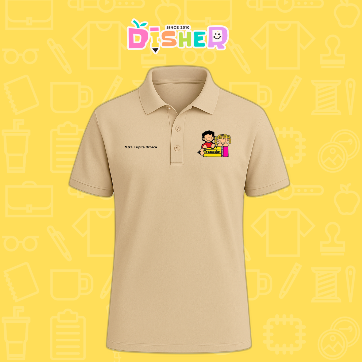 PBD-C-0081: Polo Bordada Dry Fit Caballero I Niños preescolar