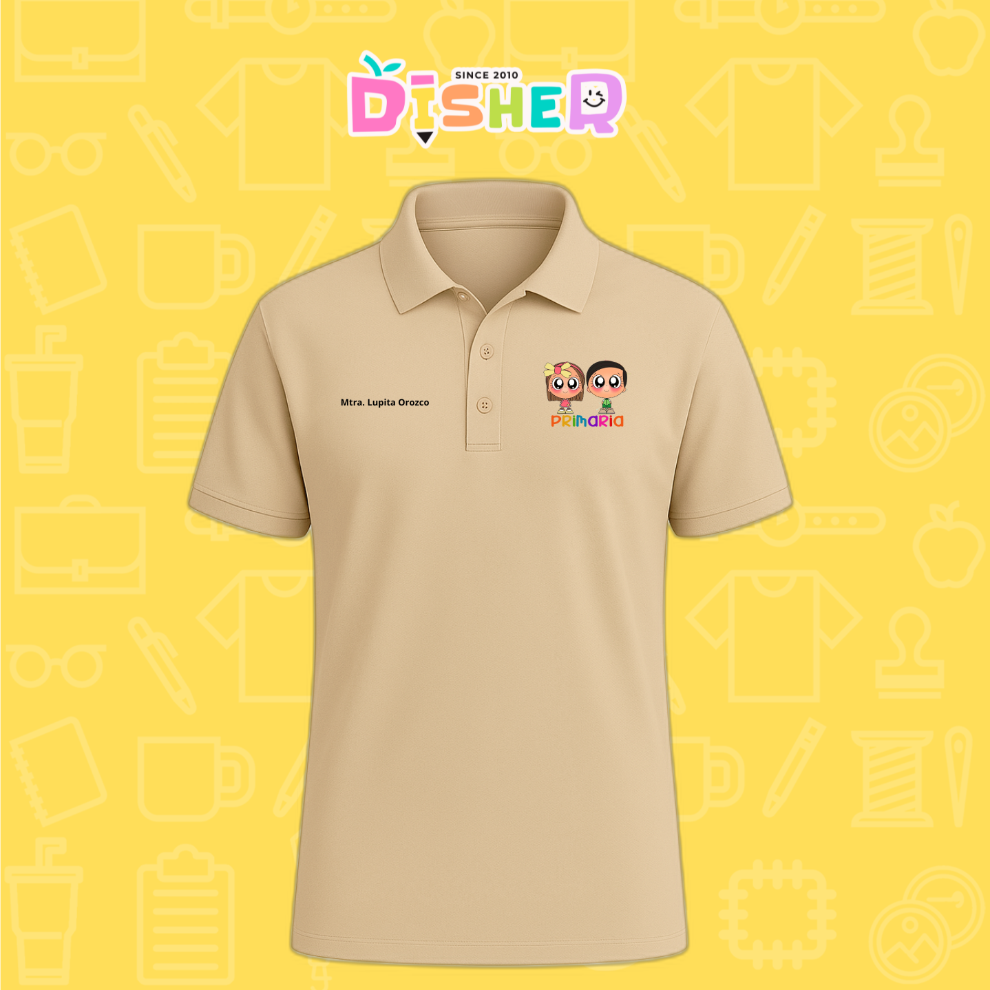 PBD-C-003: Polo Bordada Dry Fit Caballero I Starcitos primaria