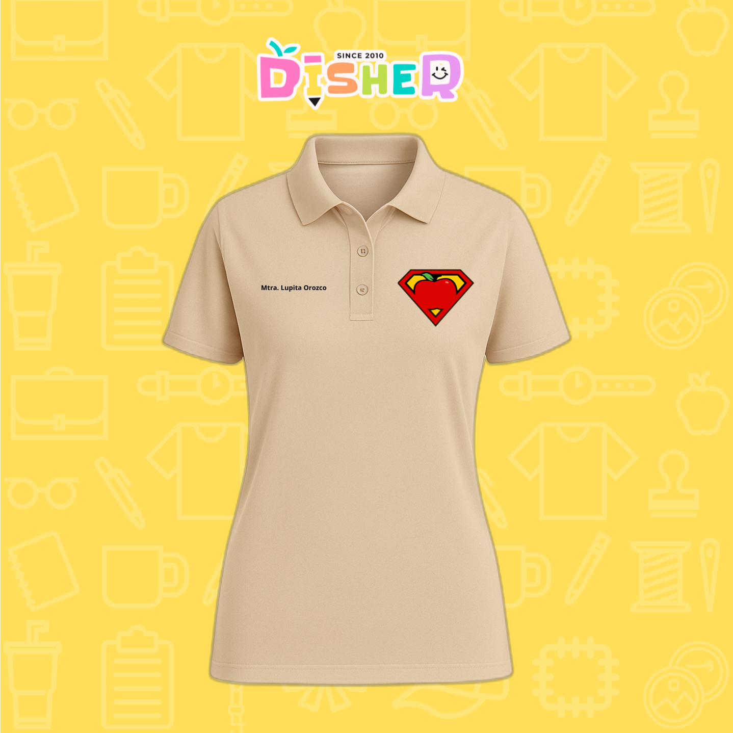 PBD-D-089: Polo Bordada Dry Fit Dama I Super Maestro
