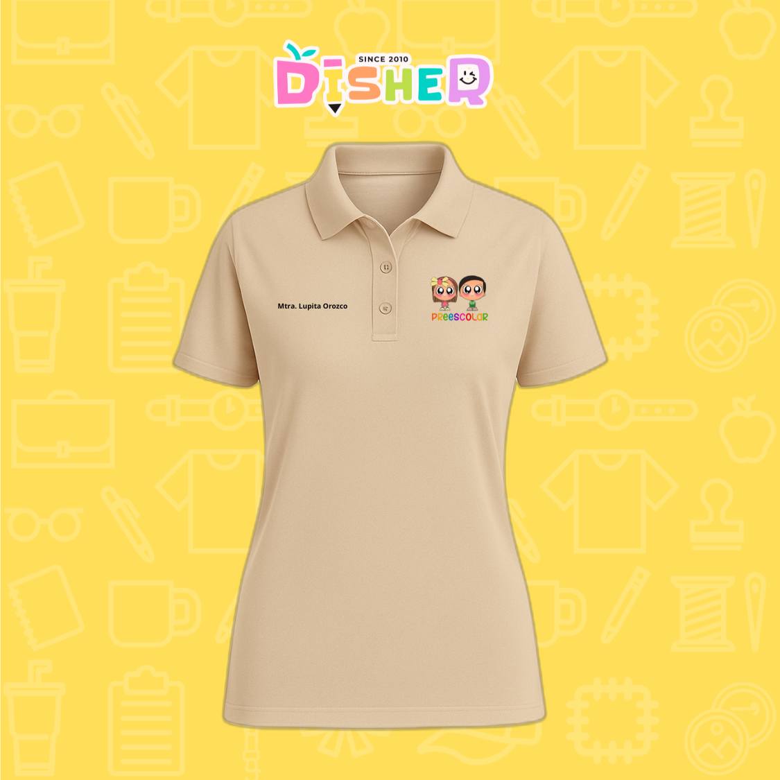PBD-D-003 : Polo Bordada Dry Fit Dama I Starcitos Preescolar