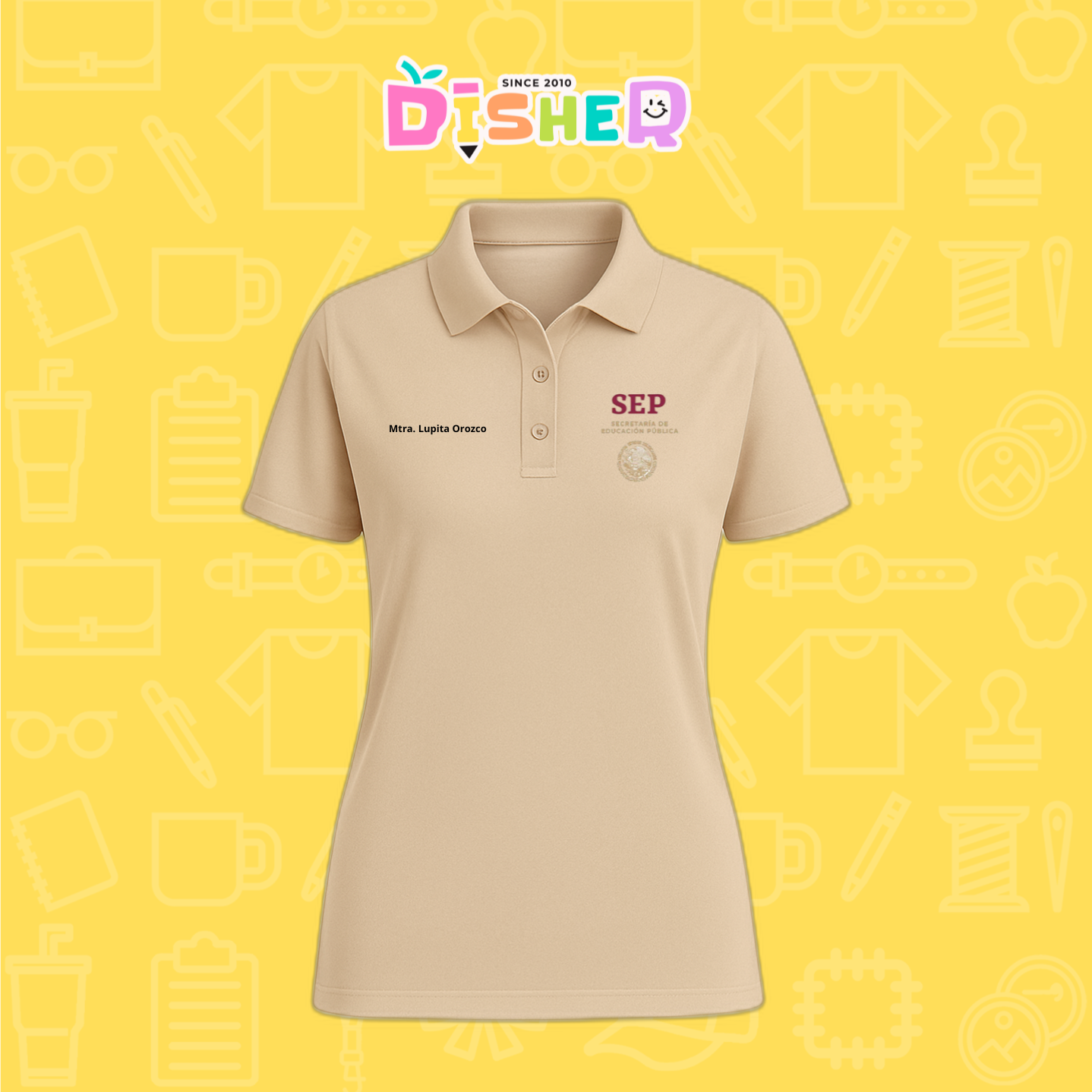 PBD-D-095: Polo Bordada Dry Fit Dama I Sep