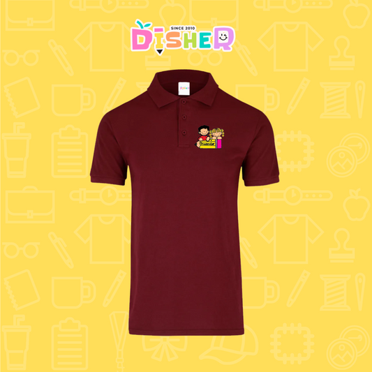 PBY-C-0081: Polo Bordada 50/50 Caballero I Niños preescolar