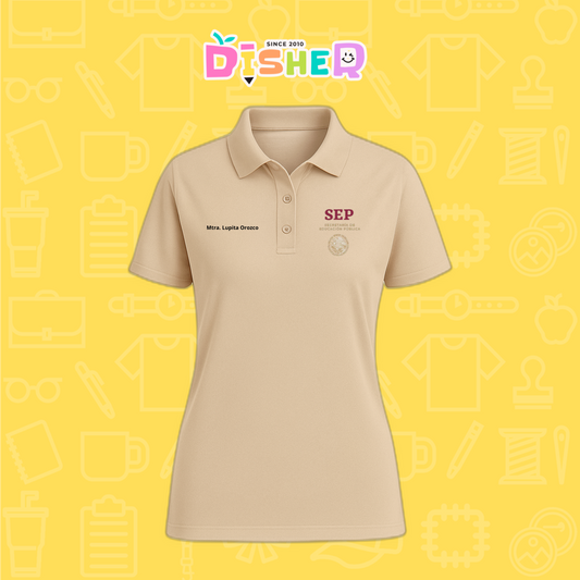 PBD-D-095: Polo Bordada Dry Fit Dama I Sep