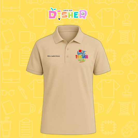 PBD-C-0076: Polo Bordada Dry Fit Caballero I  Best teacher ever