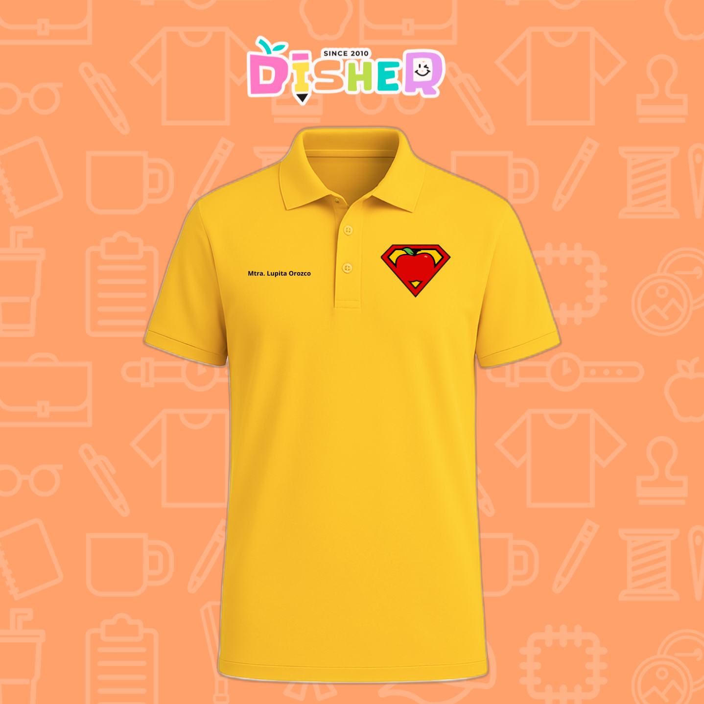 PBD-C-0089: Polo Bordada Dry Fit Caballero I Super Maestro