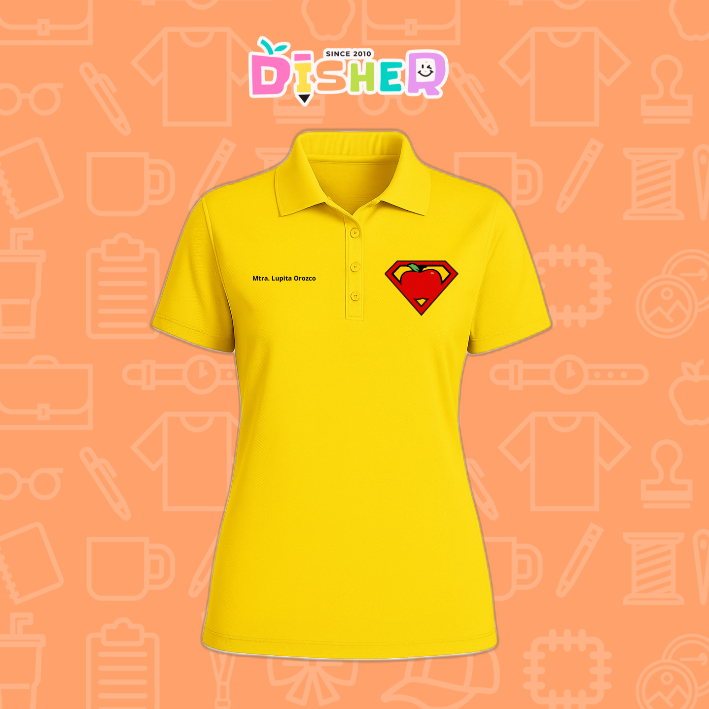 PBD-D-089: Polo Bordada Dry Fit Dama I Super Maestro