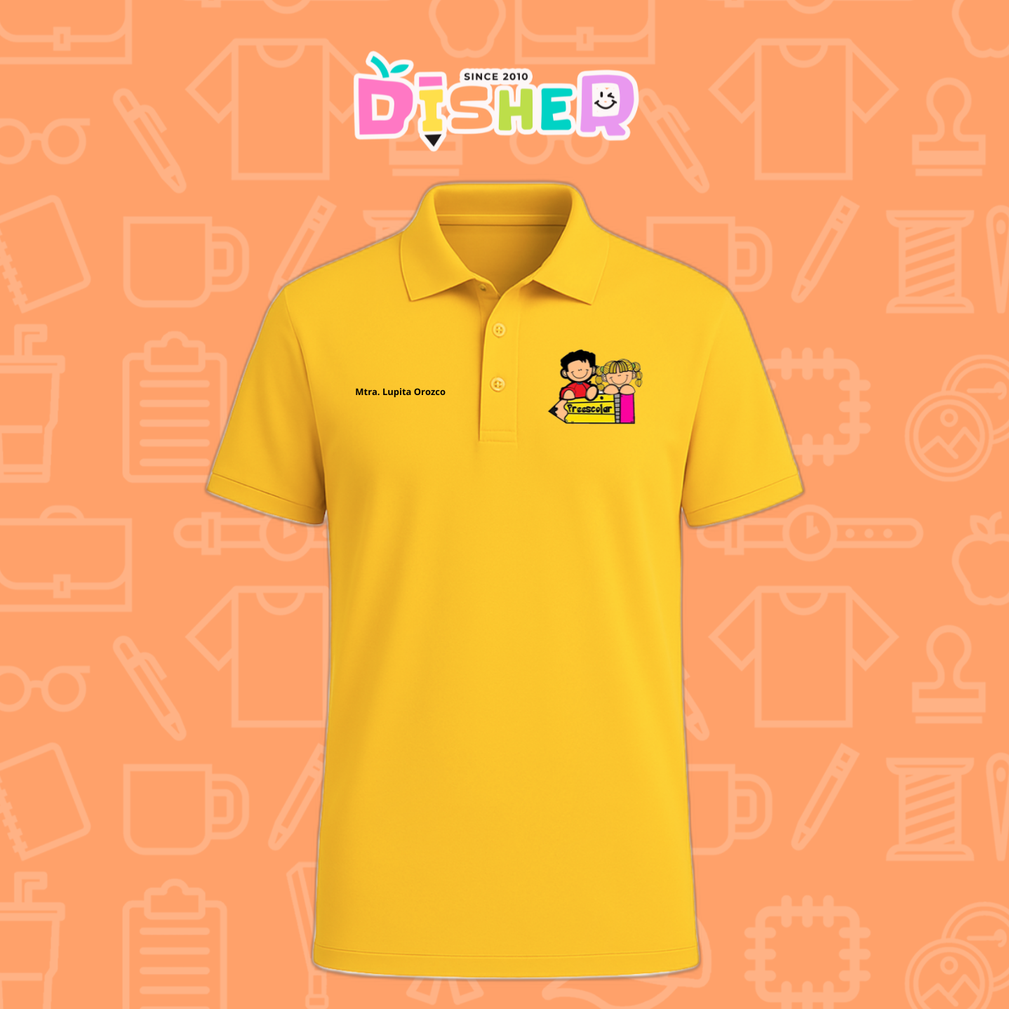 PBD-C-0081: Polo Bordada Dry Fit Caballero I Niños preescolar