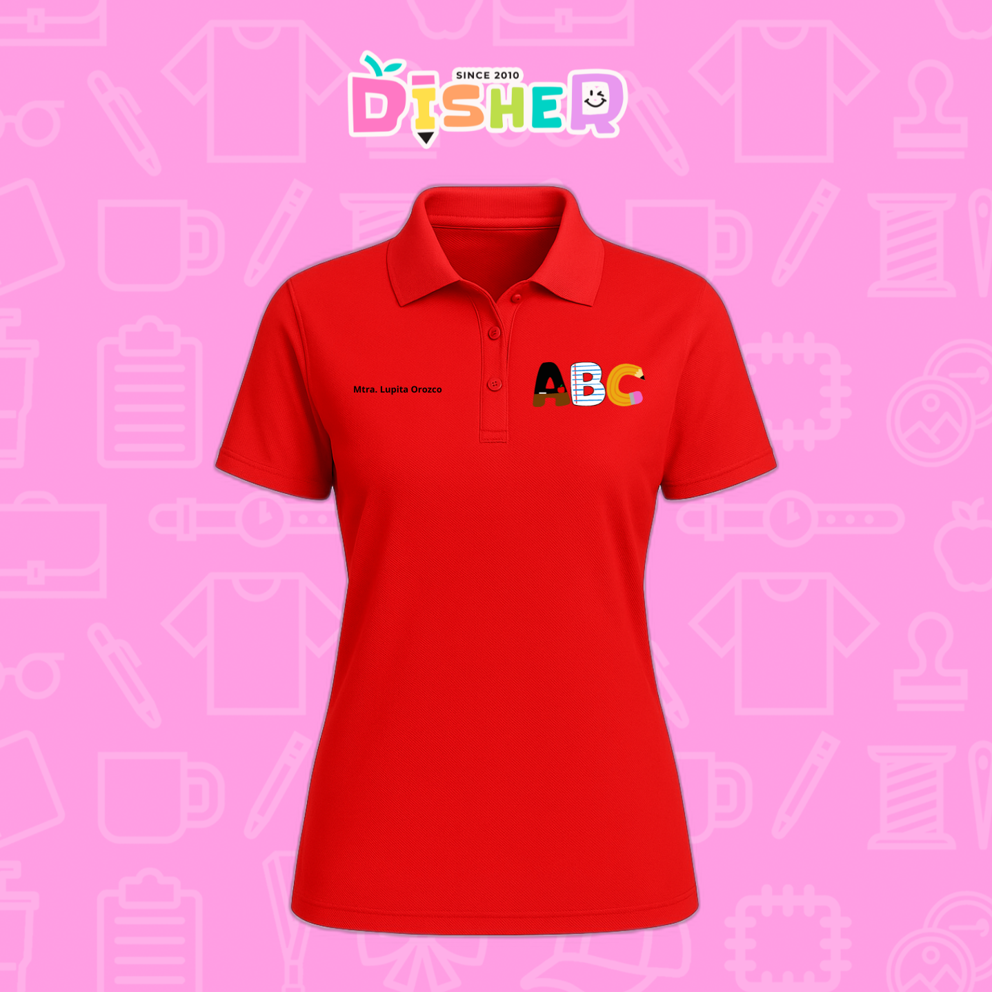PBD-D-099: Polo Bordada Dry Fit Dama I Abc