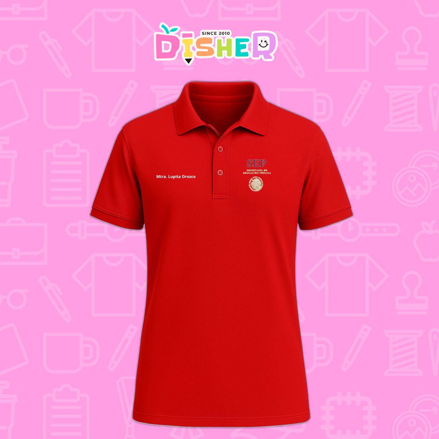PBD-C-0095: Polo Bordada Dry Fit Caballero I Sep
