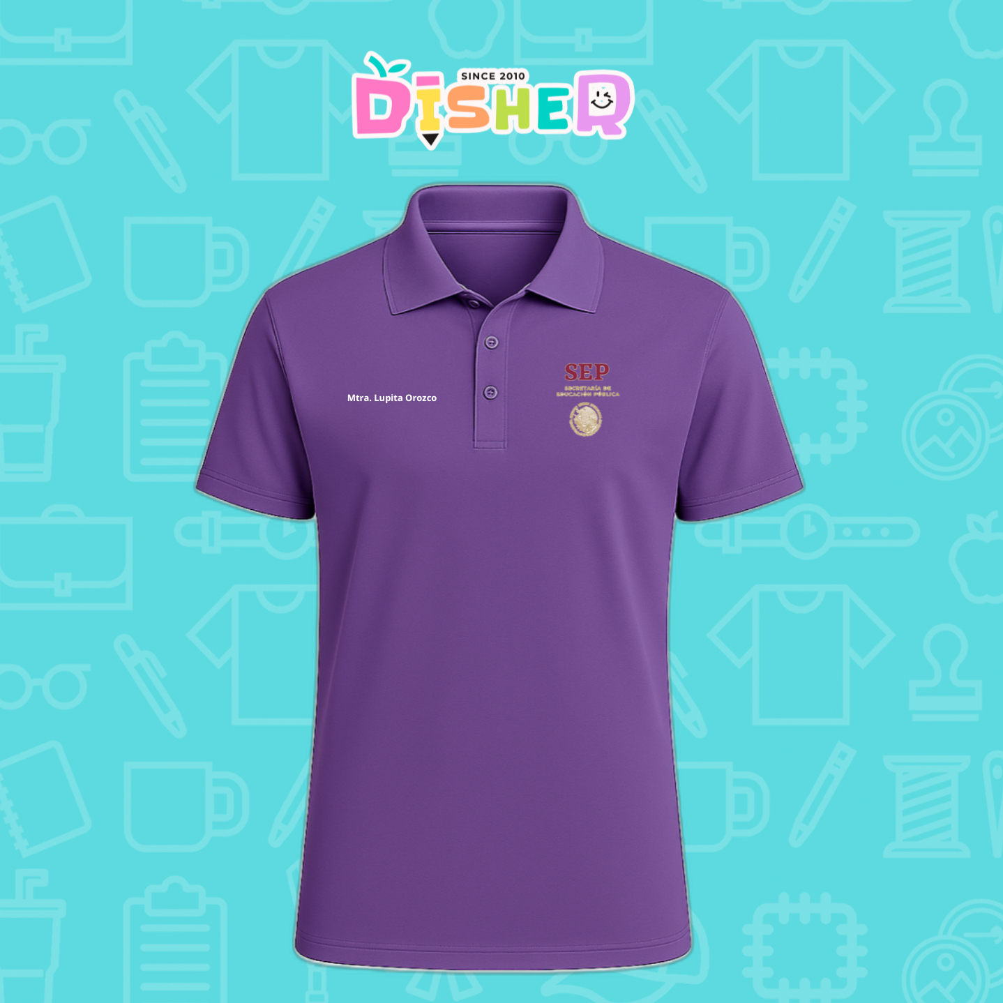 PBD-C-0095: Polo Bordada Dry Fit Caballero I Sep