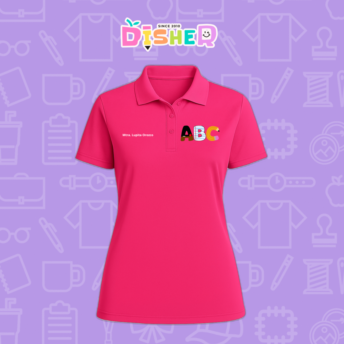 PBD-D-099: Polo Bordada Dry Fit Dama I Abc