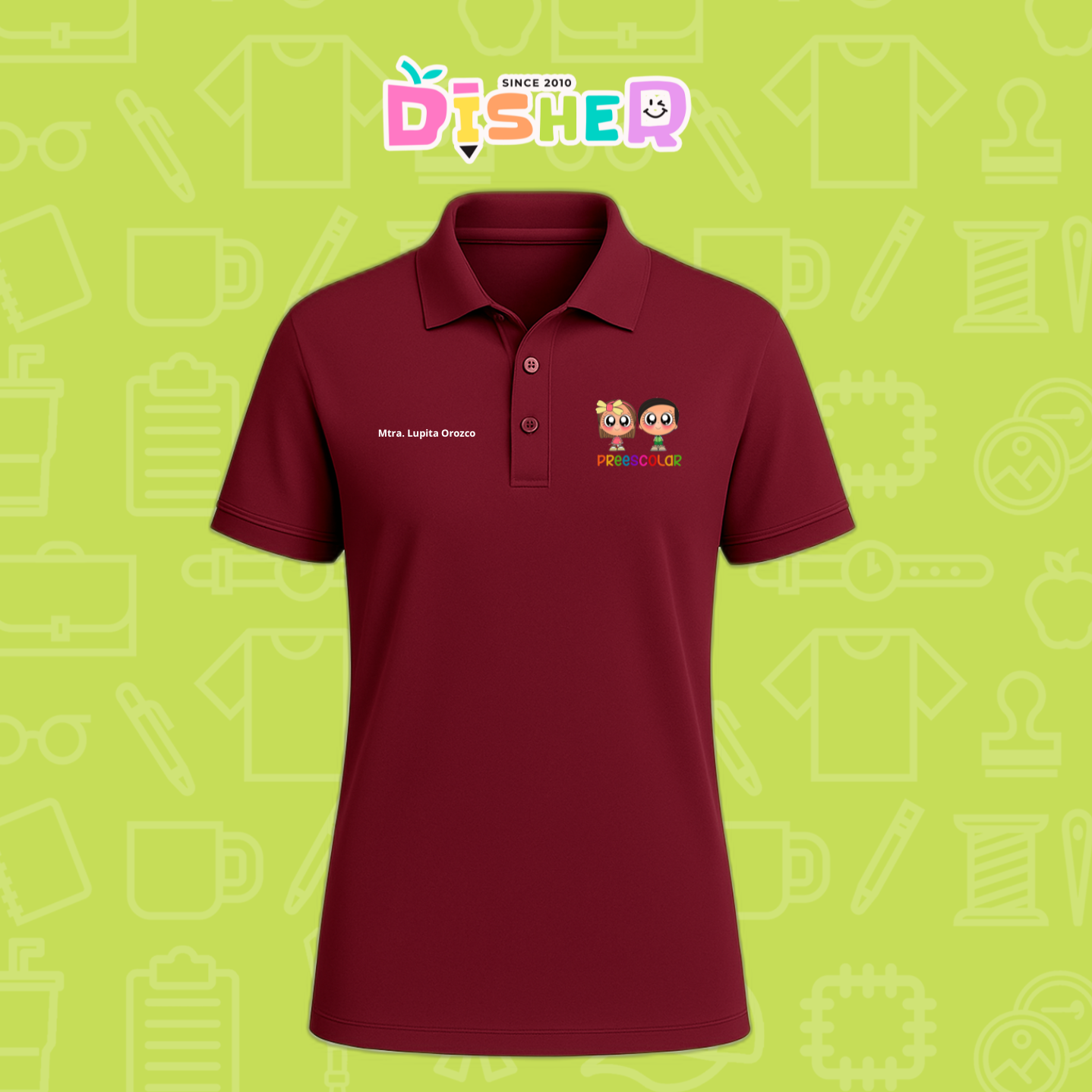 PBD-C-002: Polo Bordada Dry Fit Caballero I Starcitos preescolar