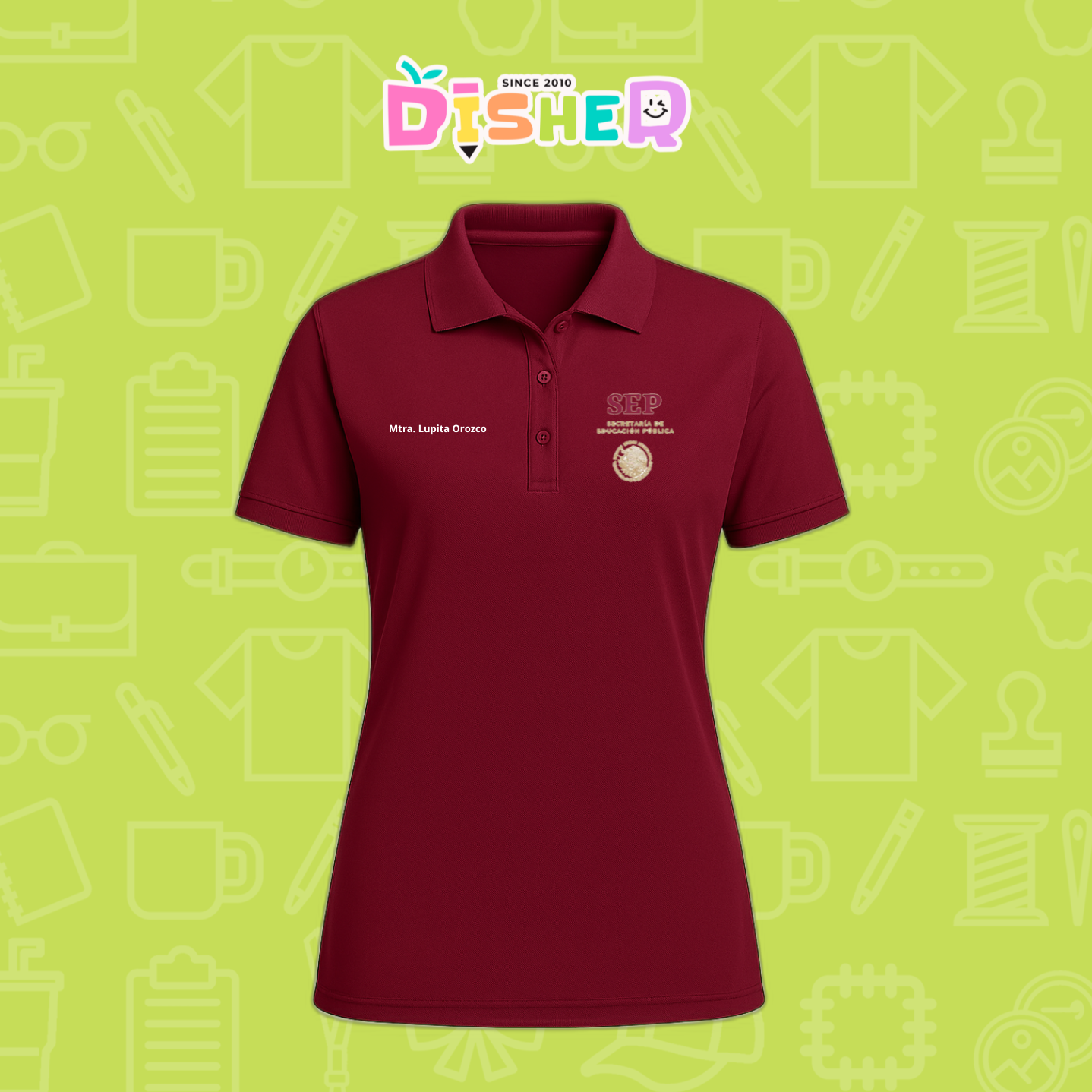 PBD-D-095: Polo Bordada Dry Fit Dama I Sep