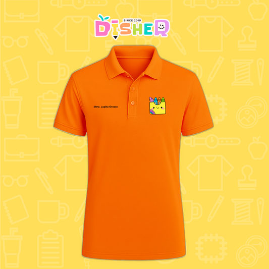 PBD-C-0016: Polo Bordada Dry Fit Caballero I Cajita crayola