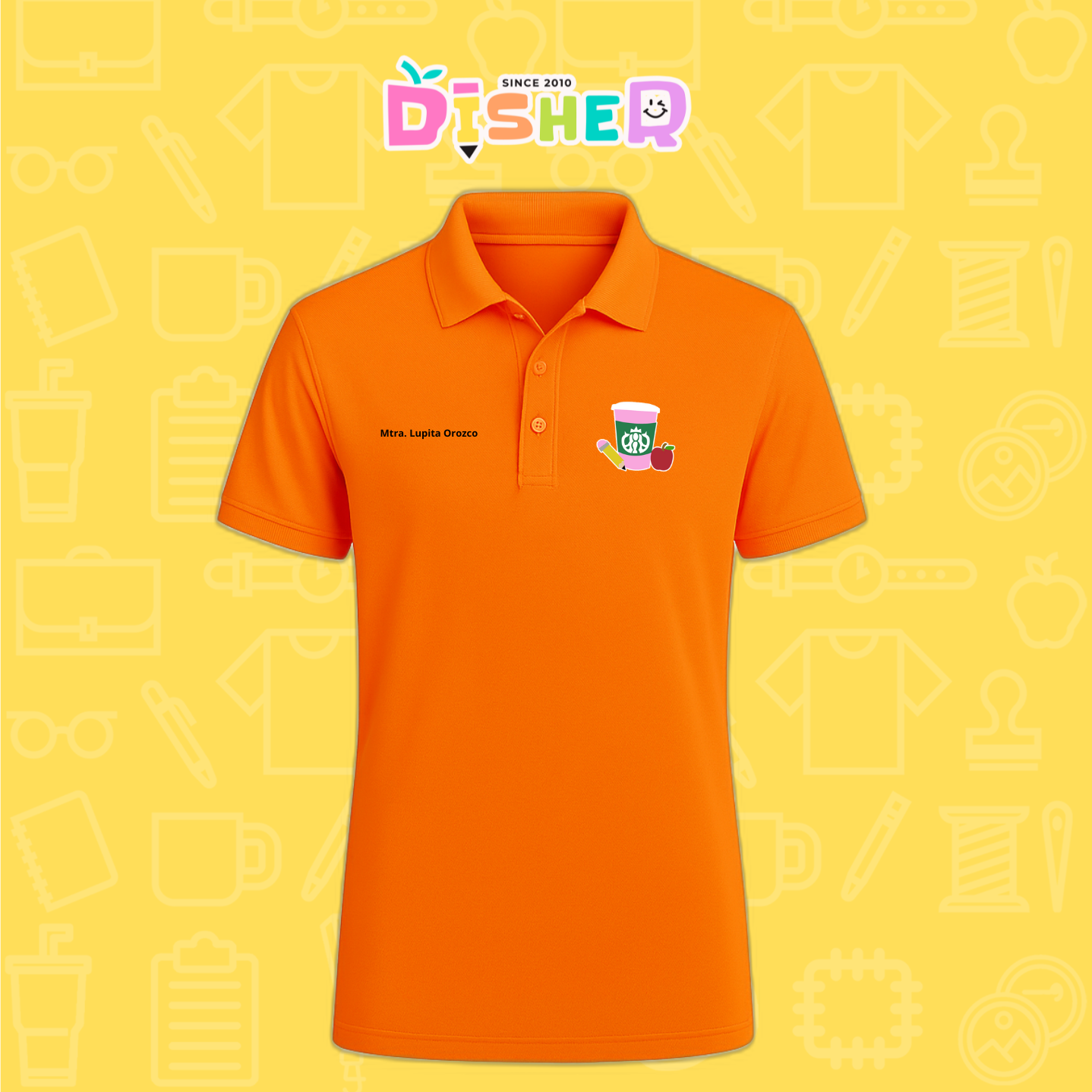 PBD-C-0037: Polo Bordada Dry Fit Caballero I Teacher Starbucks