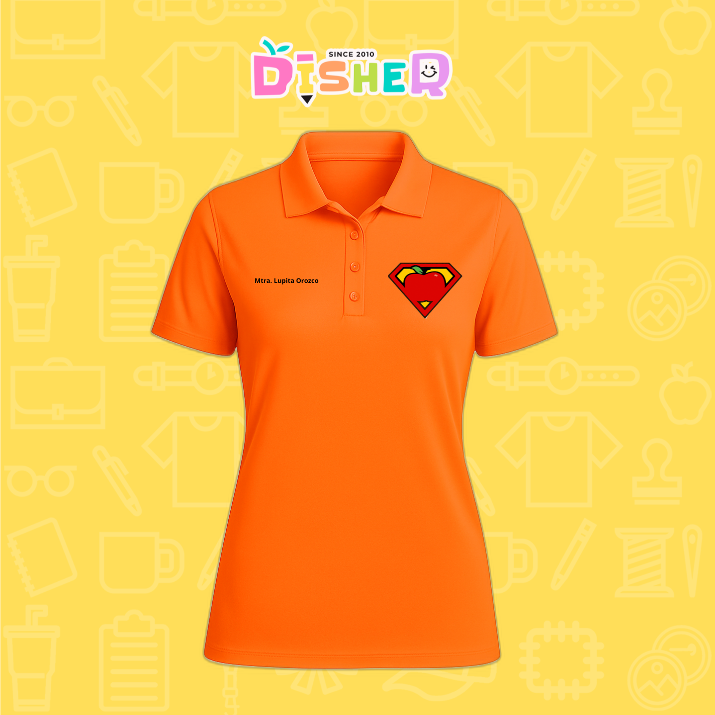 PBD-D-089: Polo Bordada Dry Fit Dama I Super Maestro