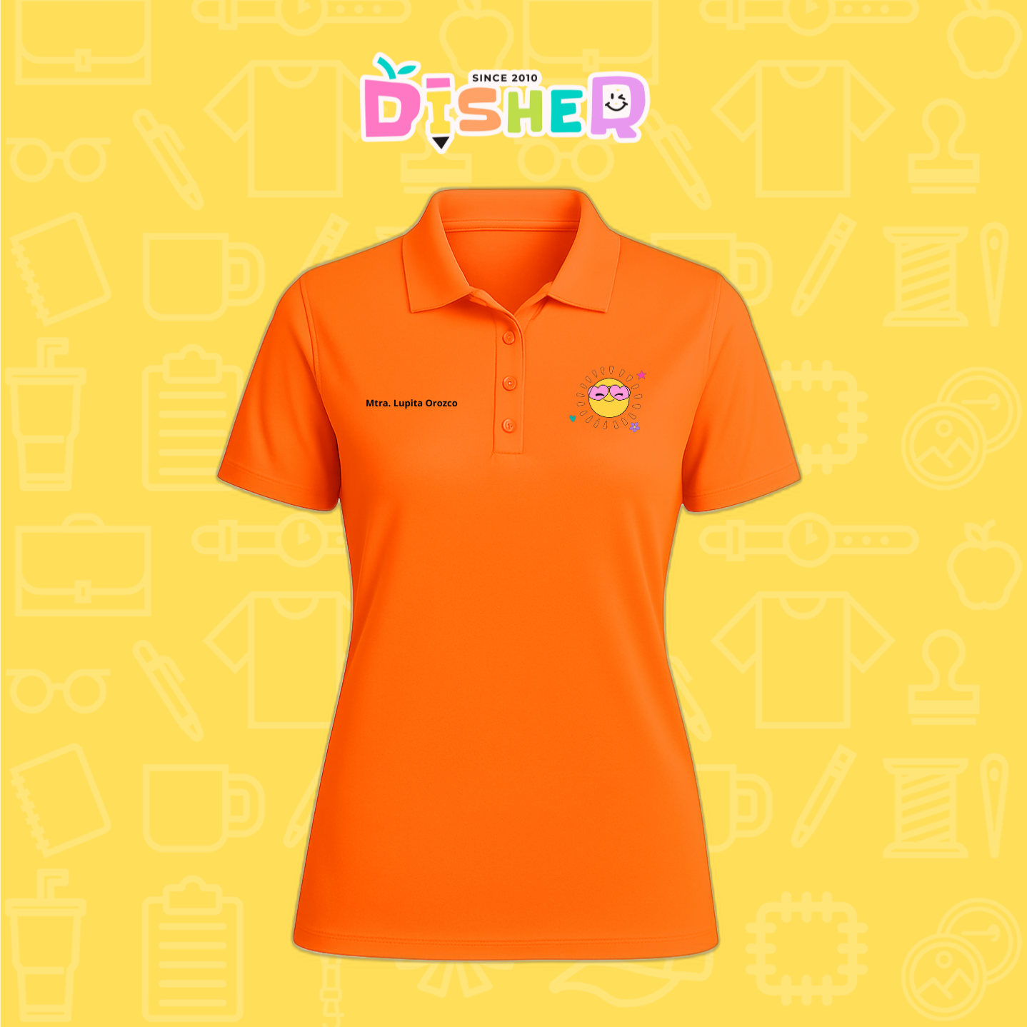 PBD-D-051: Polo Bordada Dry Fit Dama I Solecito