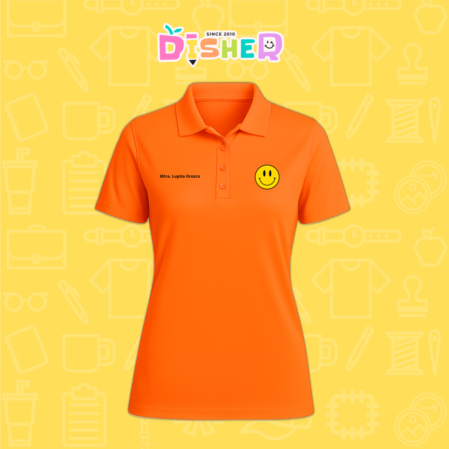 PBD-D-083: Polo Bordada Dry Fit Dama I Smily
