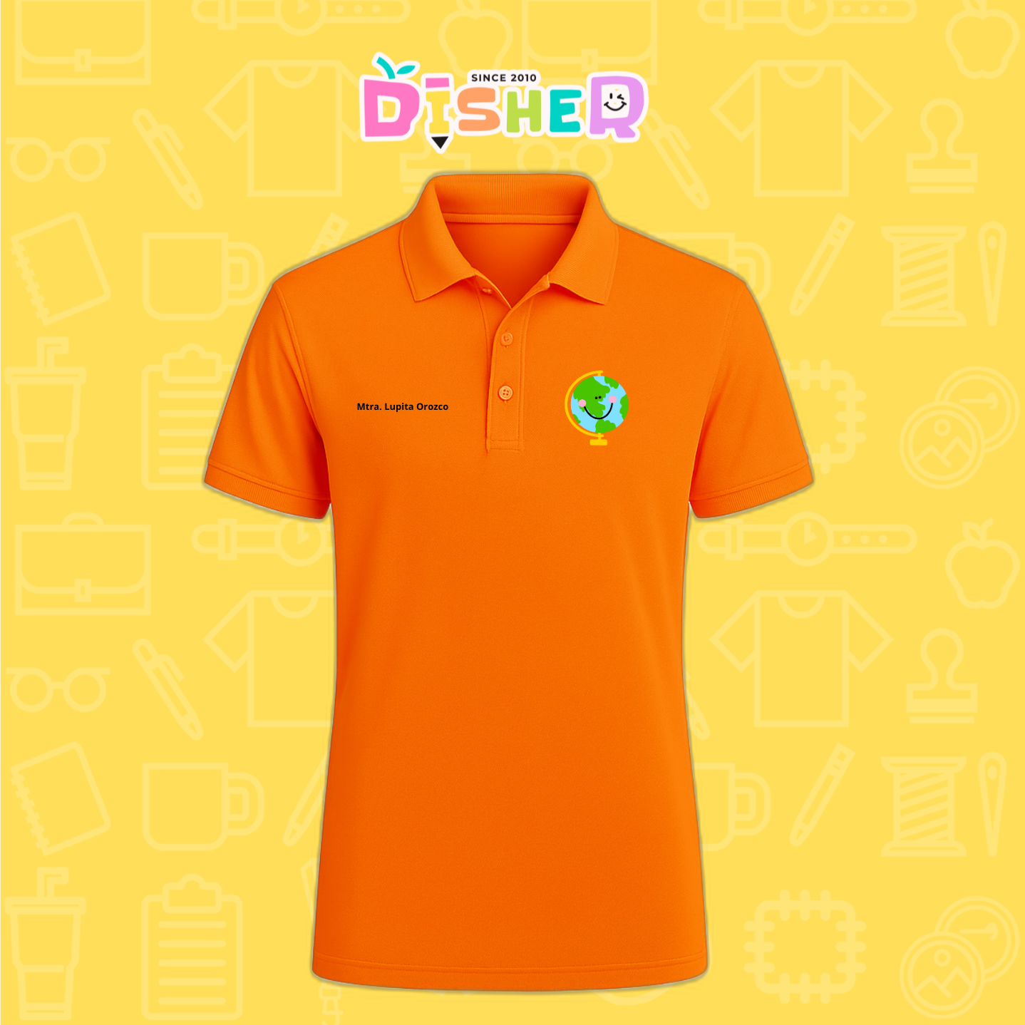 PBD-C-0034: Polo Bordada Dry Fit Caballero I Smile World