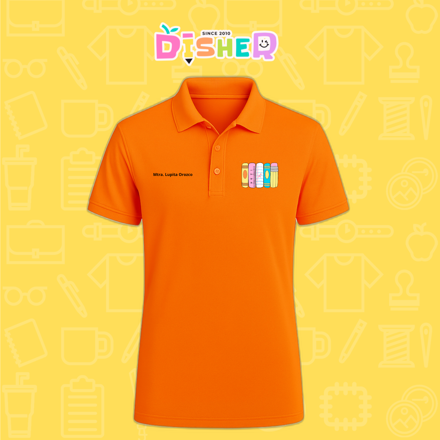 PBD-C-0055: Polo Bordada Dry Fit Caballero I Libros