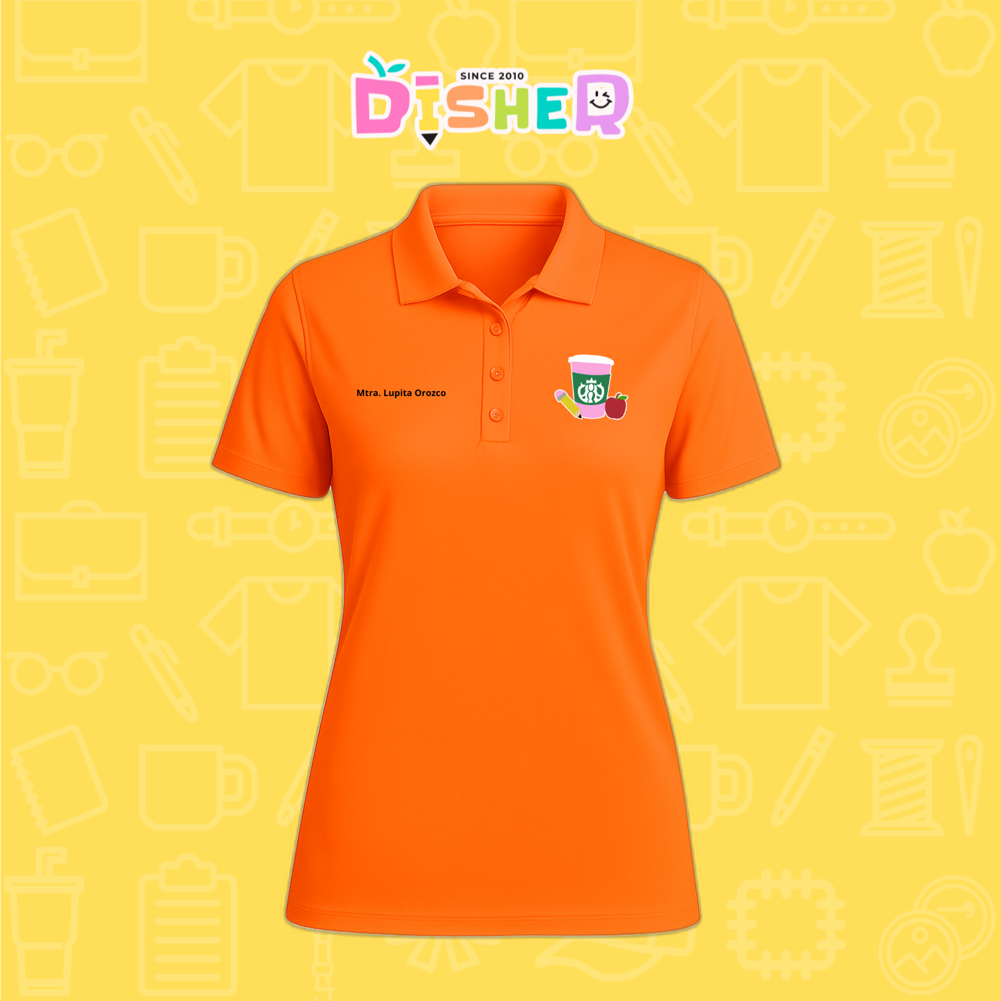 PBD-D-037: Polo Bordada Dry Fit Dama I Teacher Starbucks