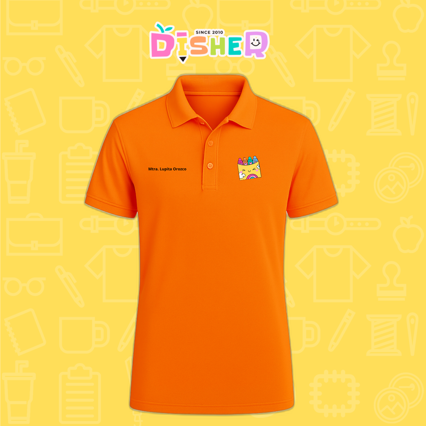 PBD-C-0054: Polo Bordada Dry Fit Caballero I Cajita sonriente