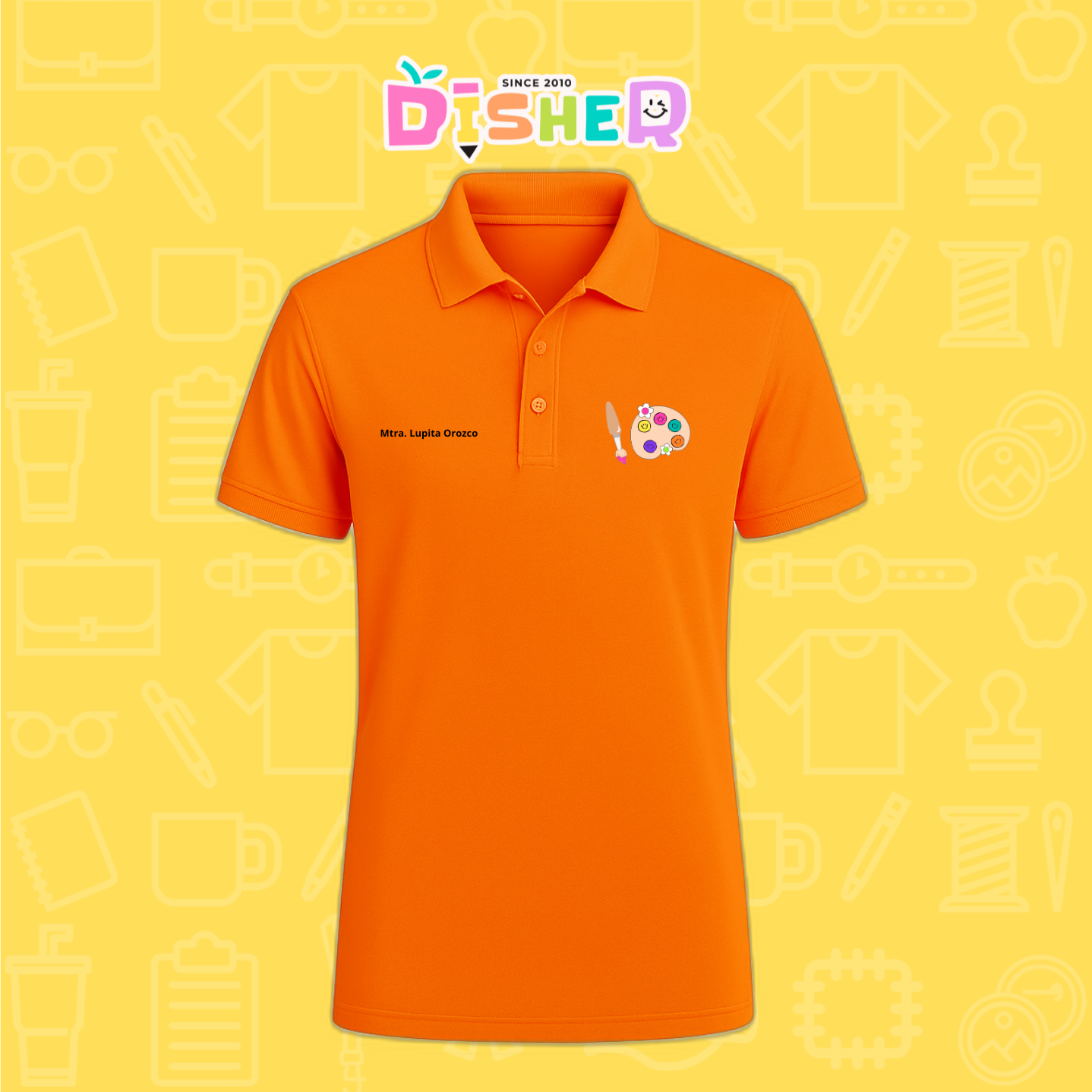 PBD-C-0058: Polo Bordada Dry Fit Caballero I Acuarelas
