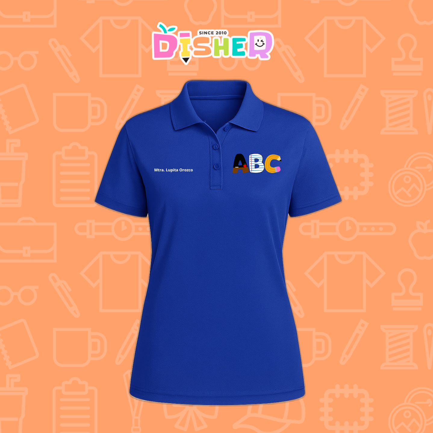 PBD-D-099: Polo Bordada Dry Fit Dama I Abc