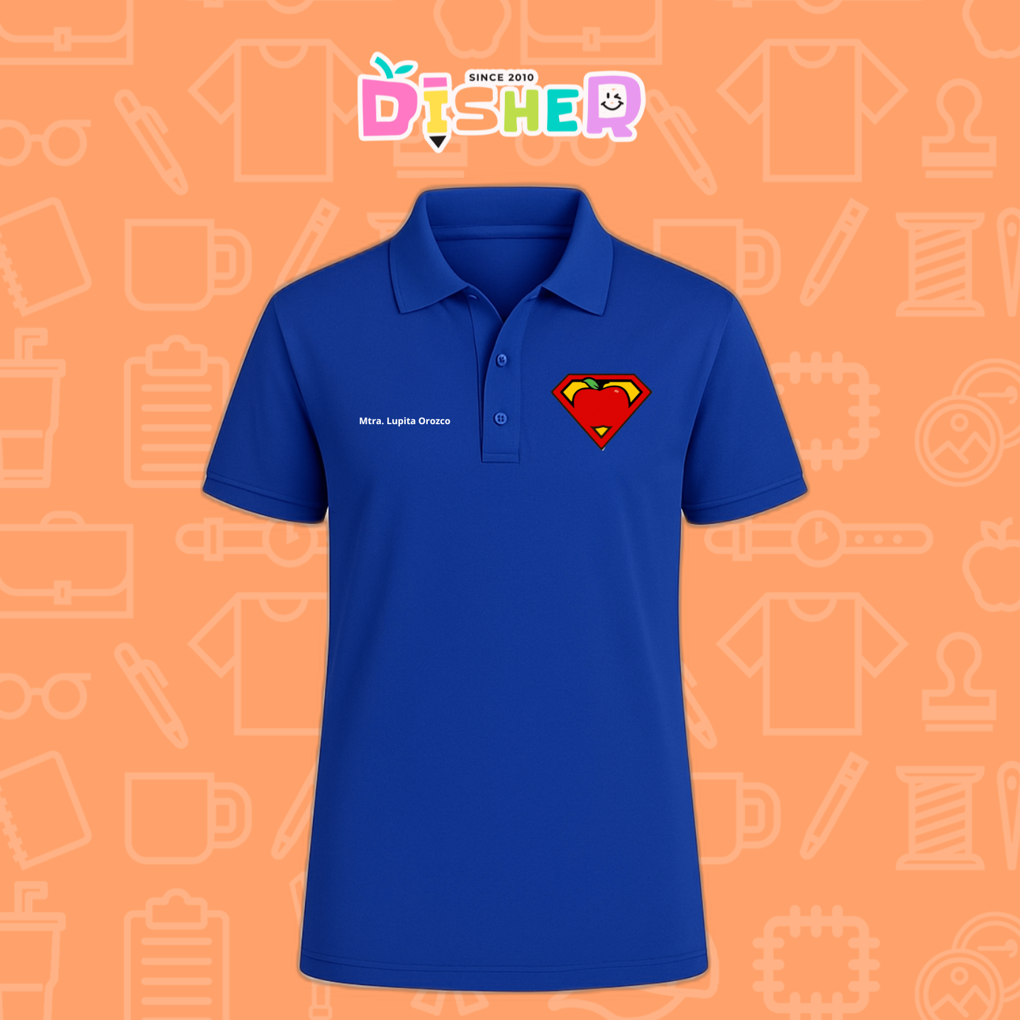 PBD-C-0089: Polo Bordada Dry Fit Caballero I Super Maestro