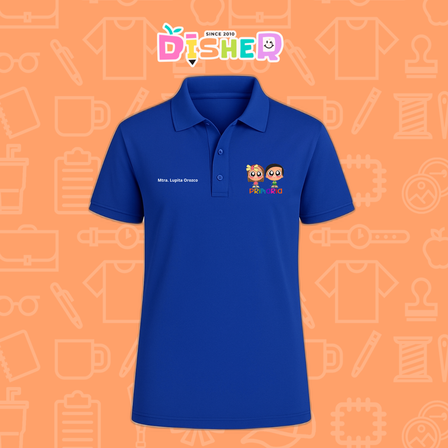 PBD-C-003: Polo Bordada Dry Fit Caballero I Starcitos primaria