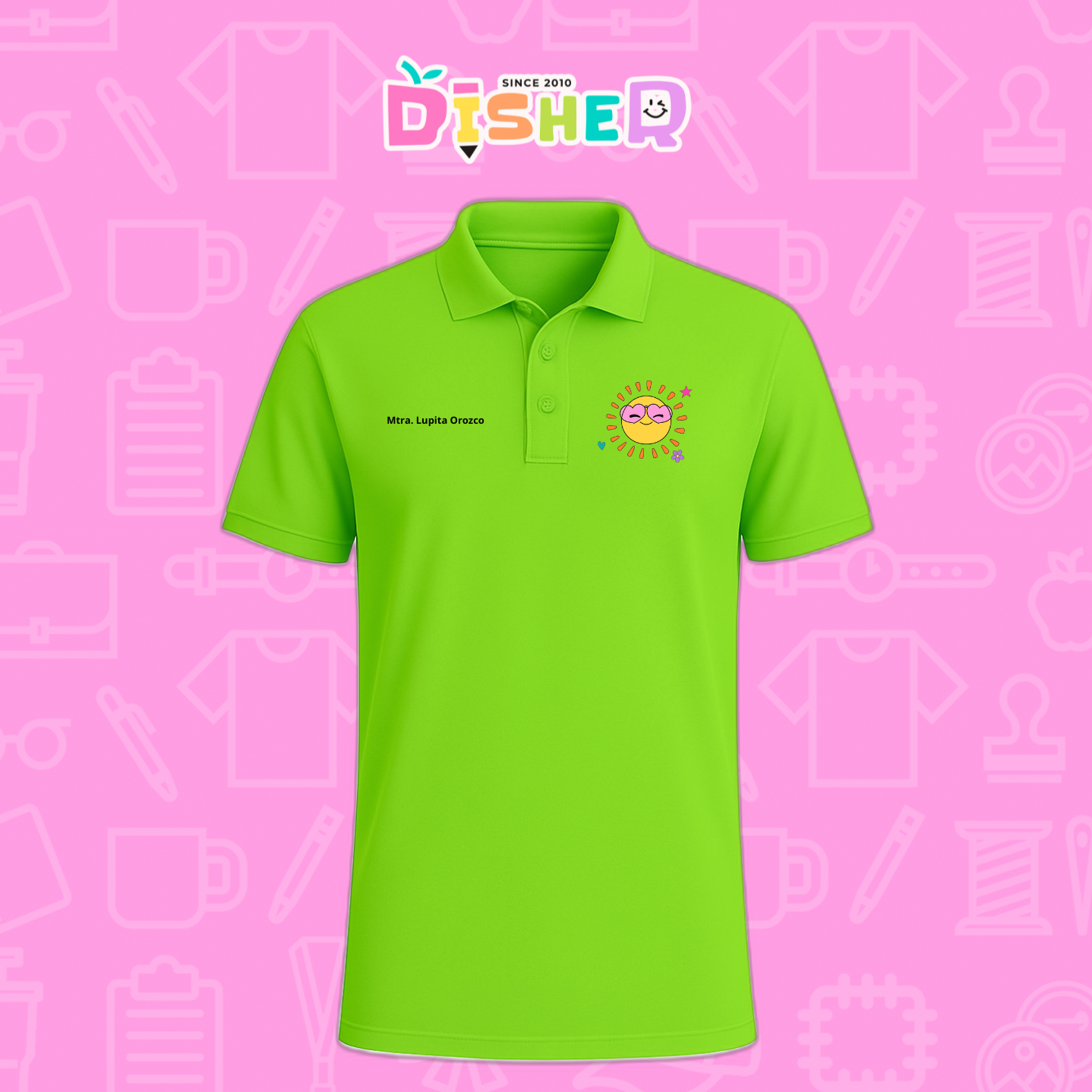 PBD-C-0051: Polo Bordada Dry Fit Caballero I Solecito