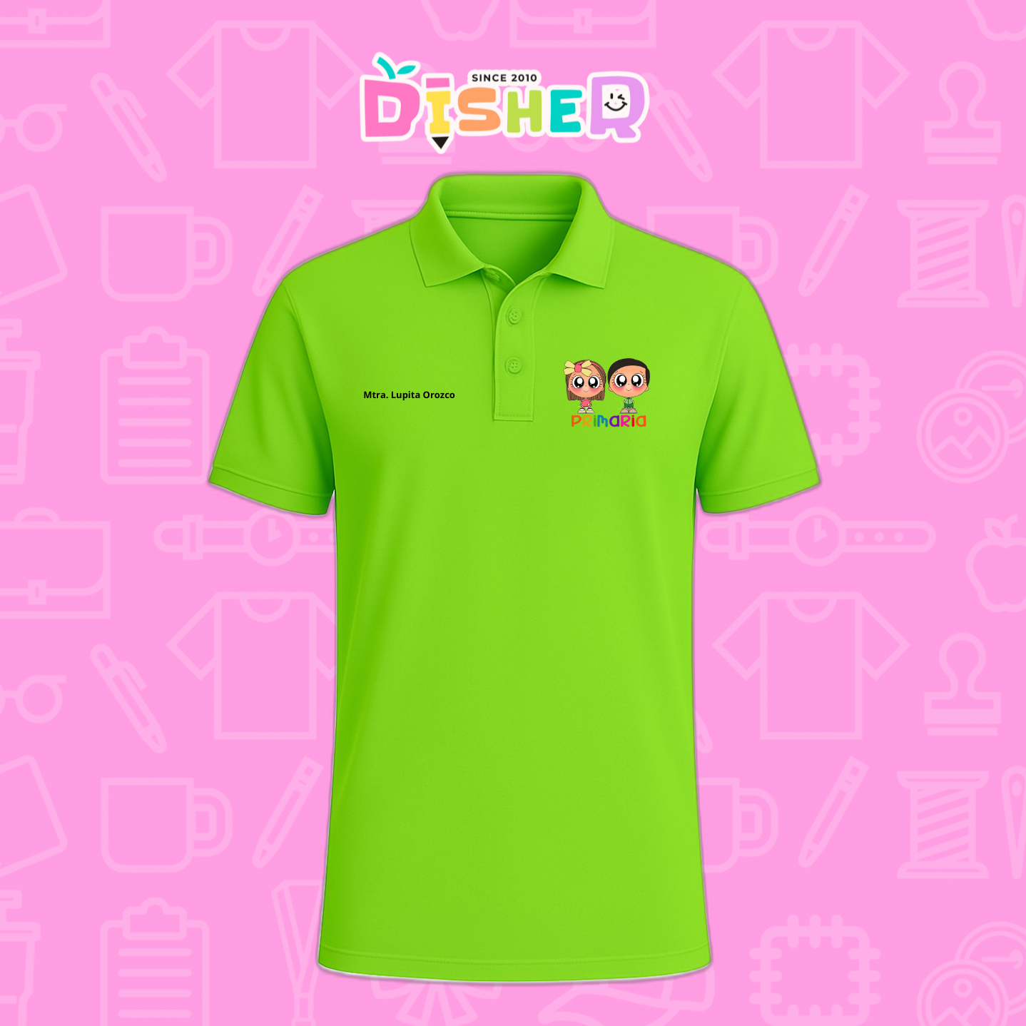 PBD-C-003: Polo Bordada Dry Fit Caballero I Starcitos primaria
