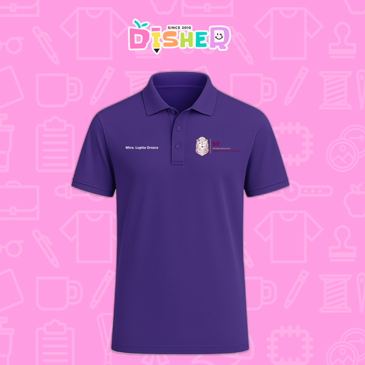 PBD-C-0097: Polo Bordada Dry Fit Caballero I Sistema Educativo BC