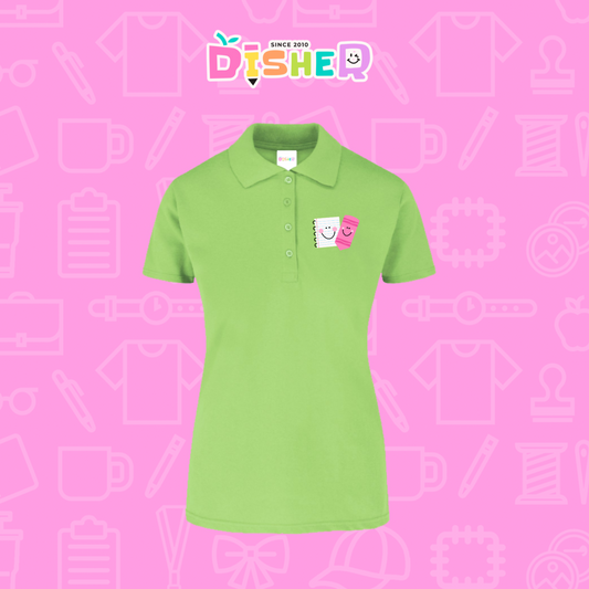 PBY-D-0033: Polo Bordada 50/50 Dama I Paper pencil