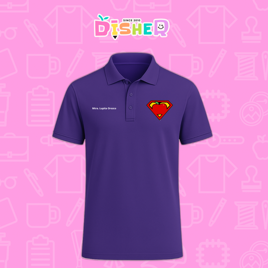 PBD-C-0089: Polo Bordada Dry Fit Caballero I Super Maestro