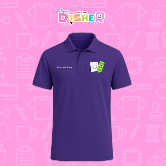 PBD-C-0033: Polo Bordada Dry Fit Caballero I Paper pencil