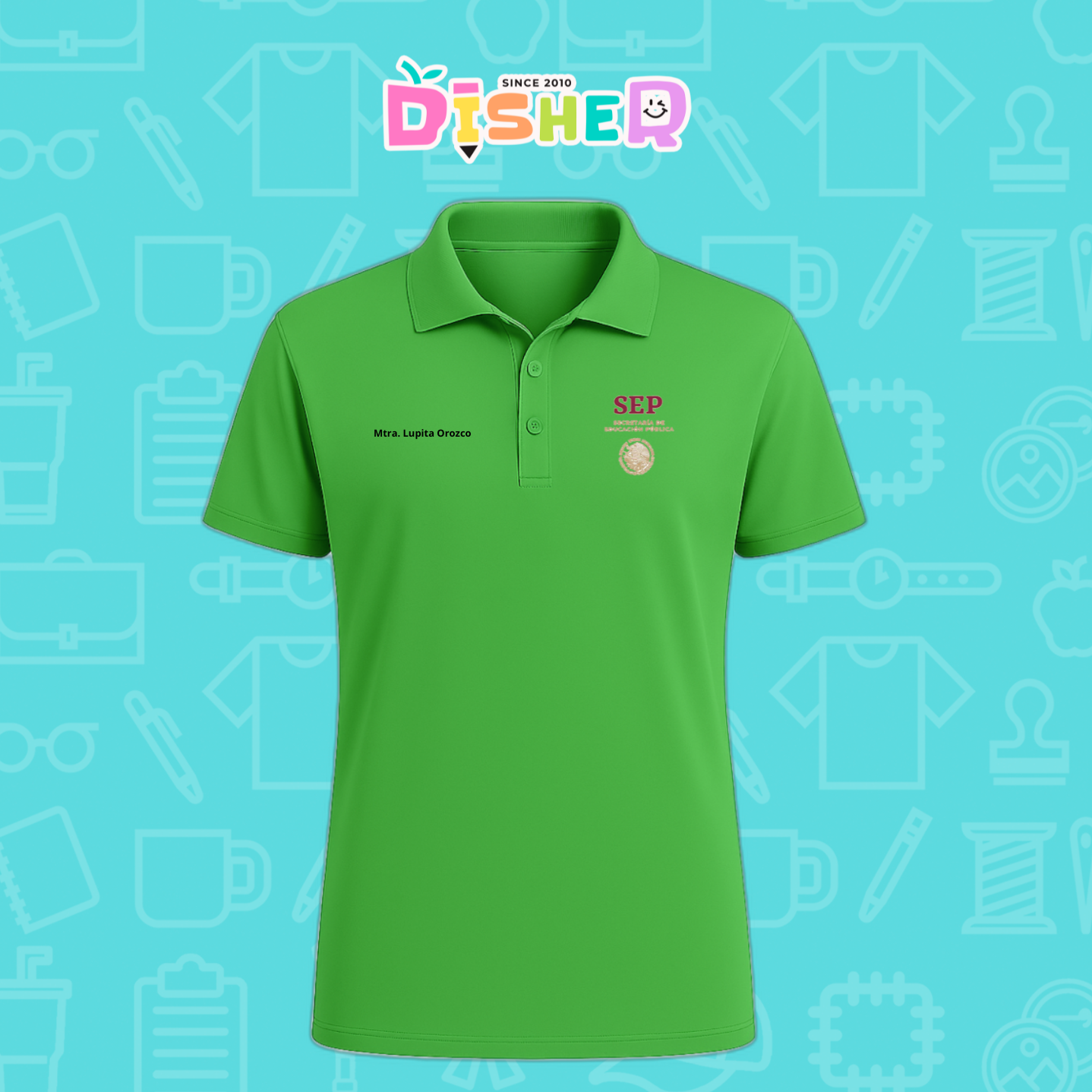 PBD-C-0095: Polo Bordada Dry Fit Caballero I Sep