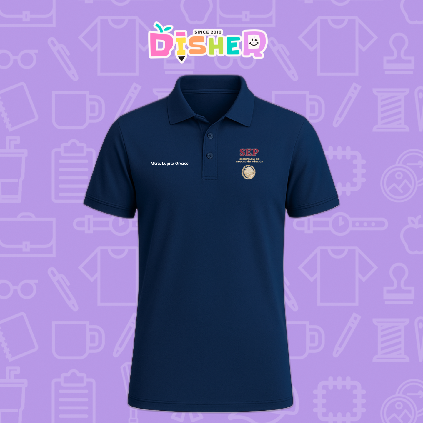 PBD-C-0095: Polo Bordada Dry Fit Caballero I Sep