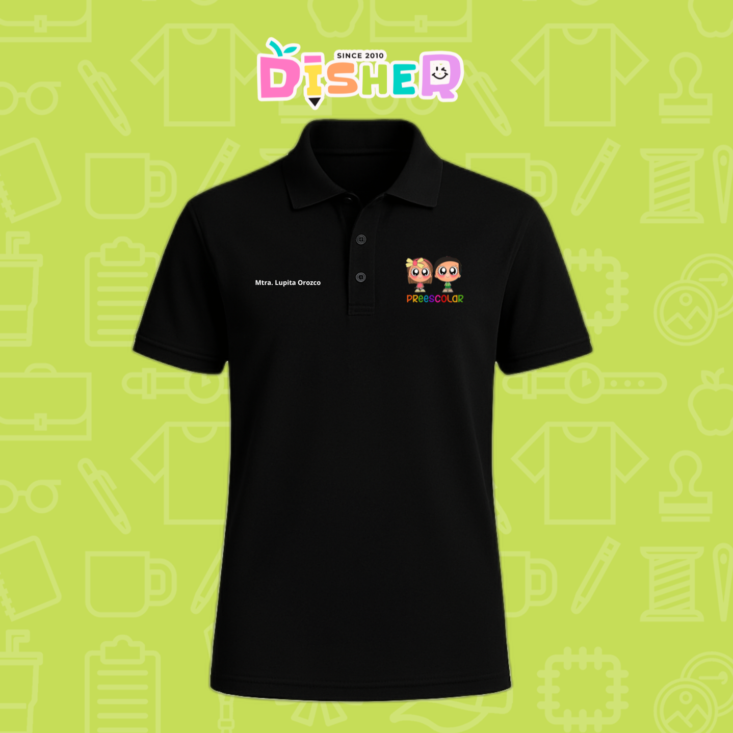 PBD-C-002: Polo Bordada Dry Fit Caballero I Starcitos preescolar