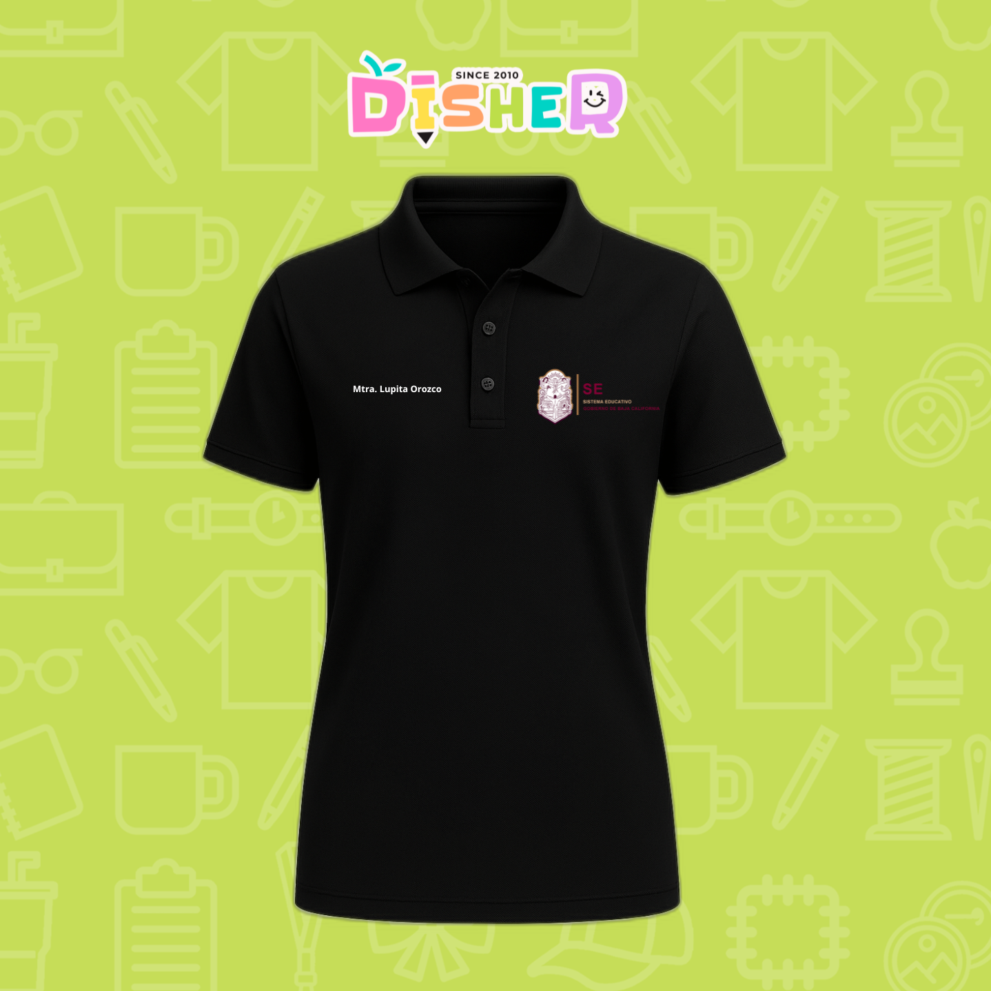 PBD-D-097: Polo Bordada Dry Fit Dama I Sistema Educativo BC