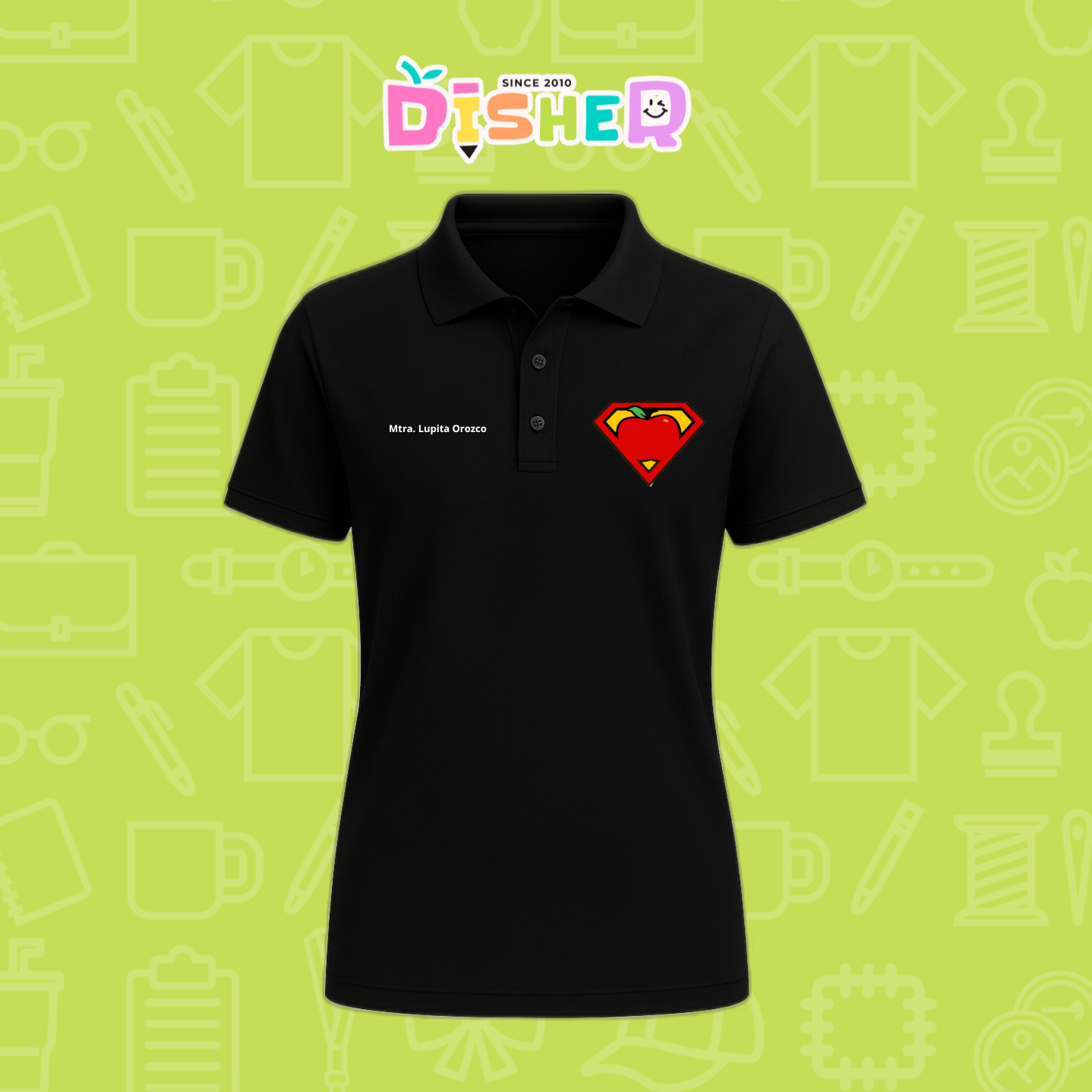 PBD-D-089: Polo Bordada Dry Fit Dama I Super Maestro