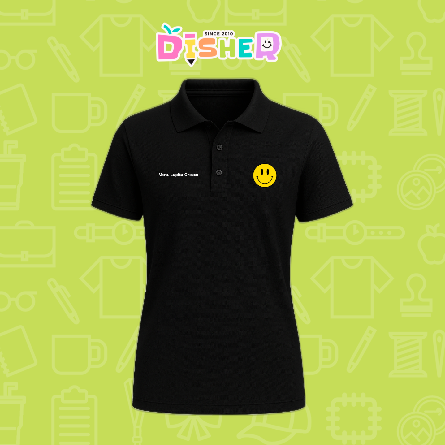 PBD-D-083: Polo Bordada Dry Fit Dama I Smily