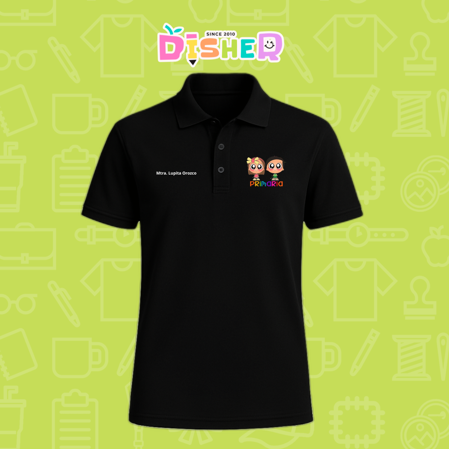 PBD-C-003: Polo Bordada Dry Fit Caballero I Starcitos primaria