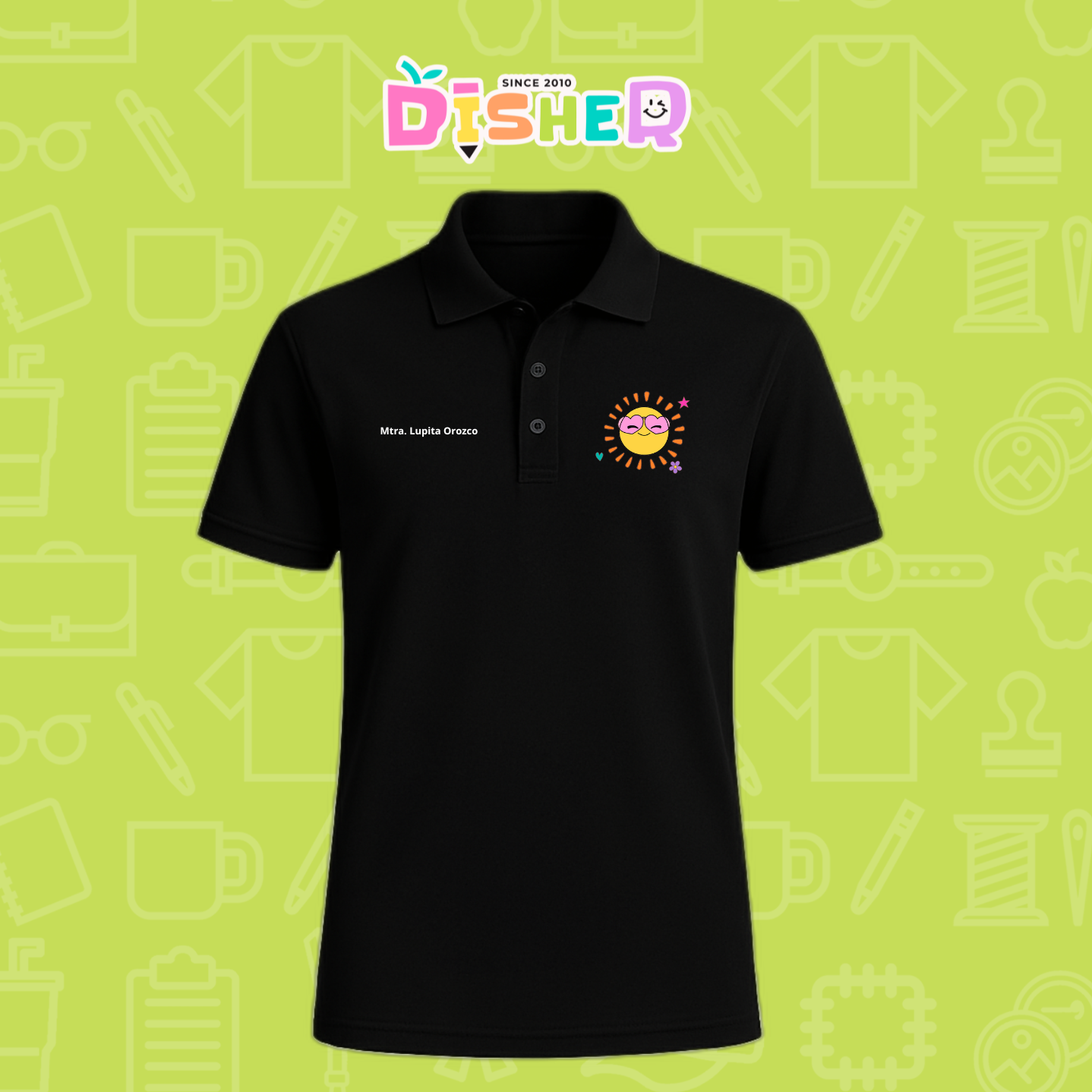 PBD-C-0051: Polo Bordada Dry Fit Caballero I Solecito